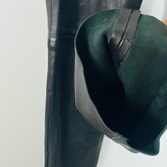 Whet Blu Size 0 Women's Flared Leather Pants - Picture 9 of 9